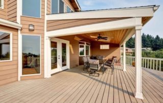 Modern Flat Roof Extension for Outdoor Dining in Brisbane