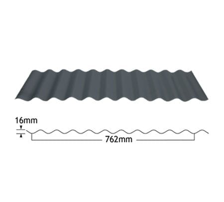 Black Corrugated Roof Measurements